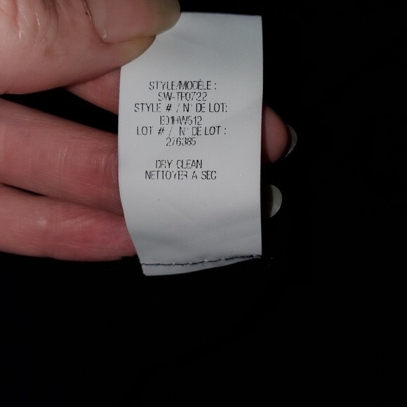 Helmut Lang Black Sleeveless Open Cutout Back Drape Top Small - Picture 8 of 9